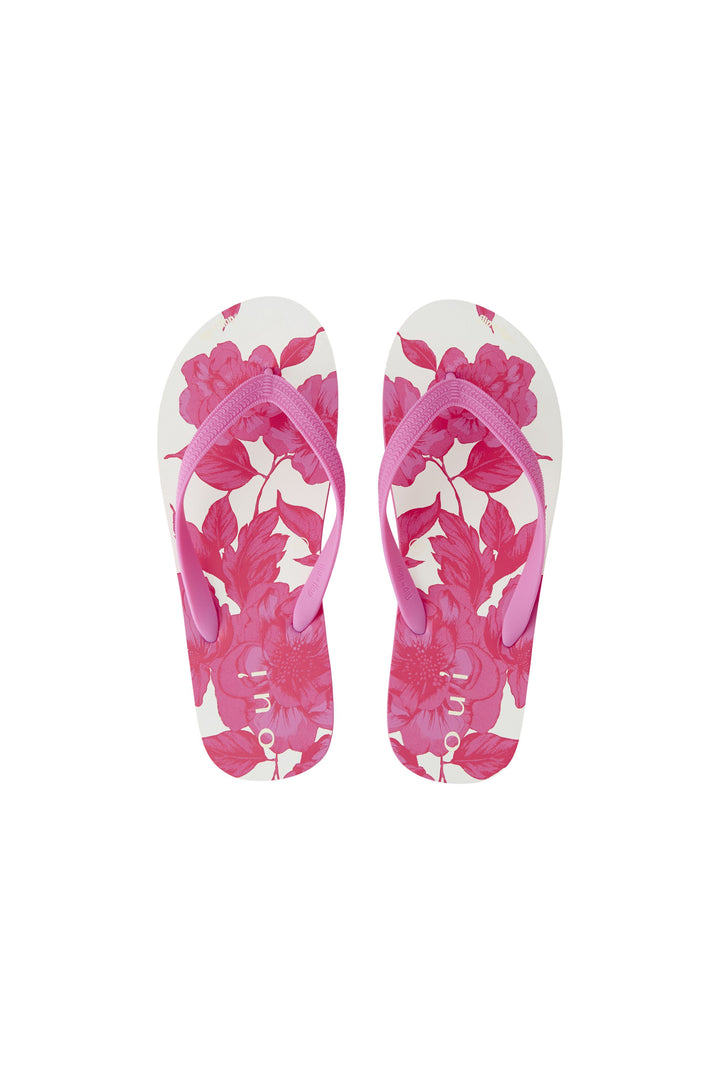 Sandales de plage avec imprimé floral
