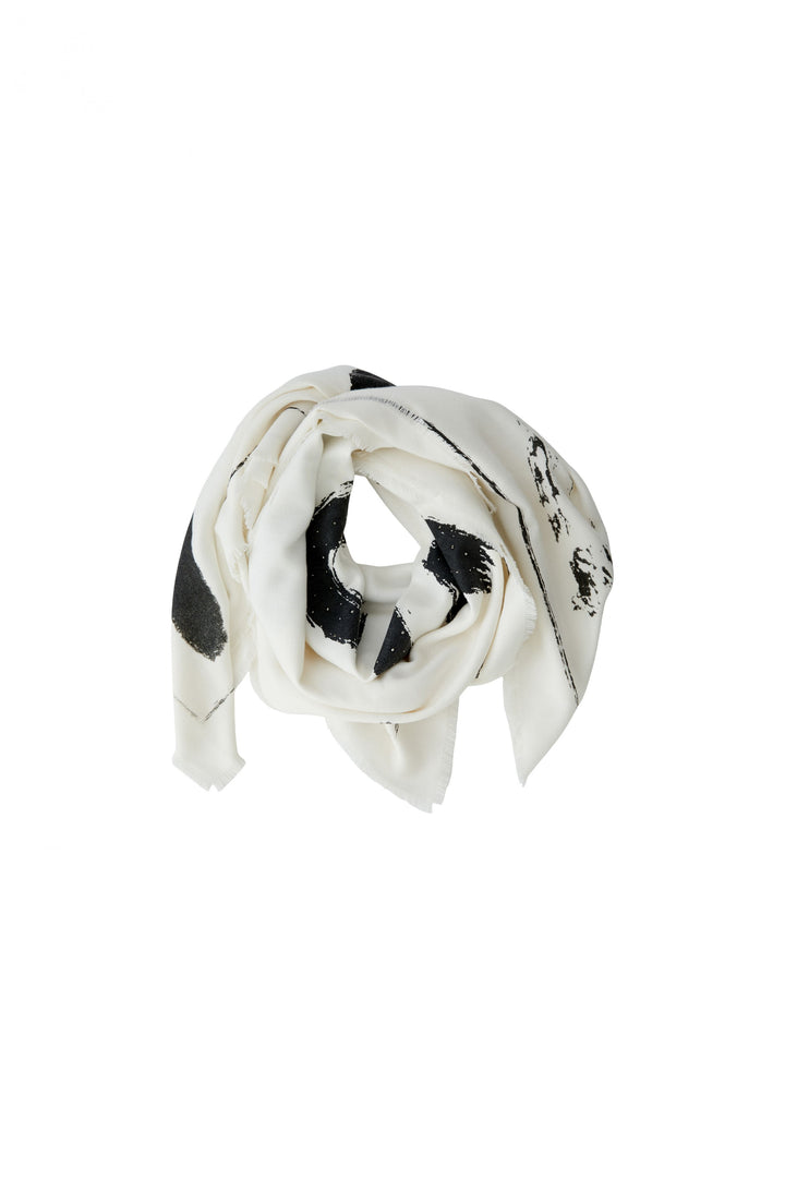 Foulard à imprimé coeurs scintillants