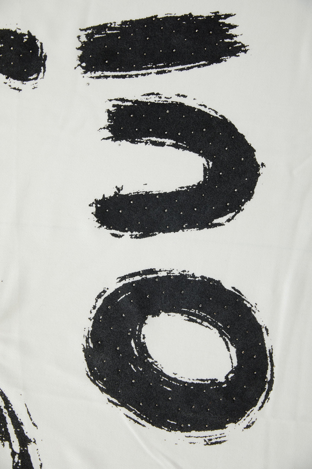 Foulard à imprimé coeurs scintillants