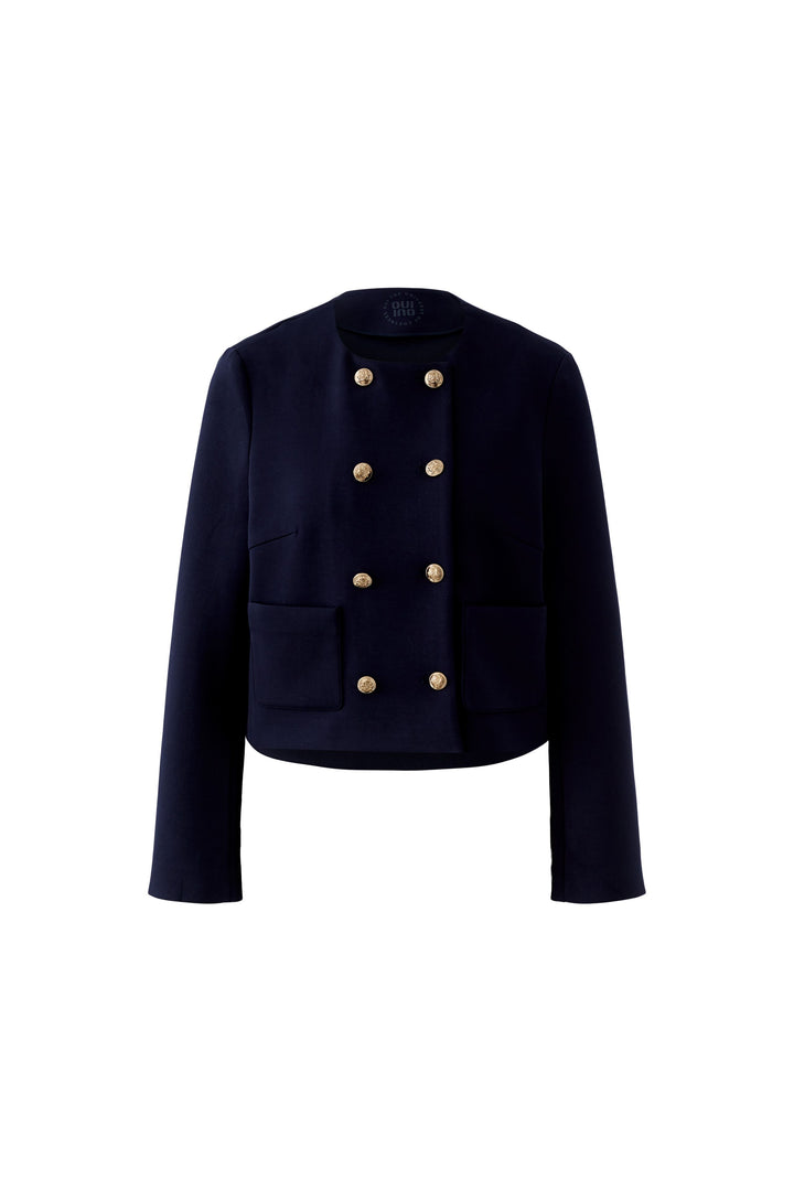 Veste scuba à coupe ajustée
