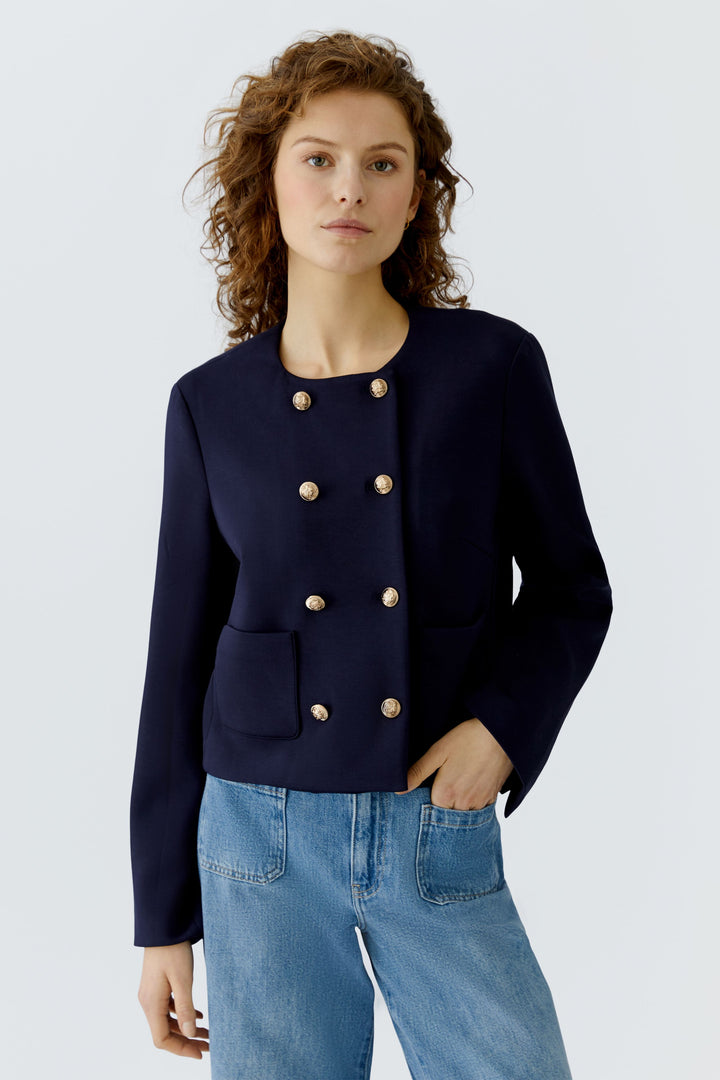Veste scuba à coupe ajustée