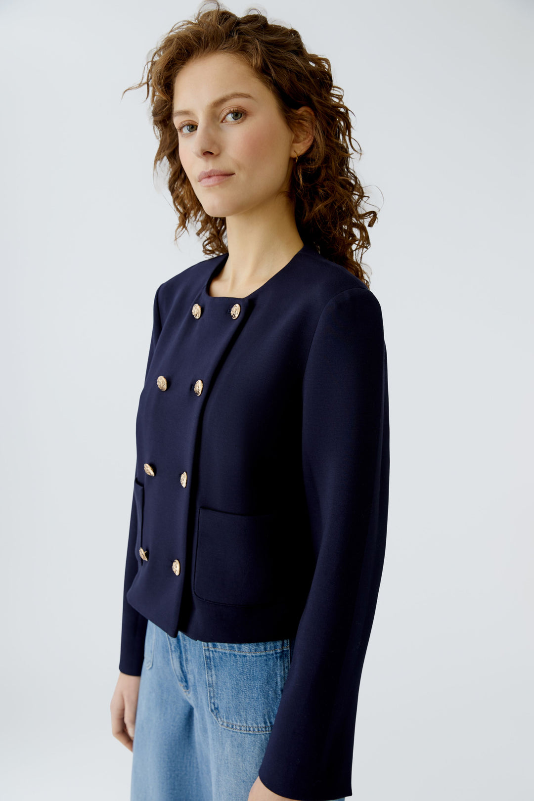 Veste scuba à coupe ajustée