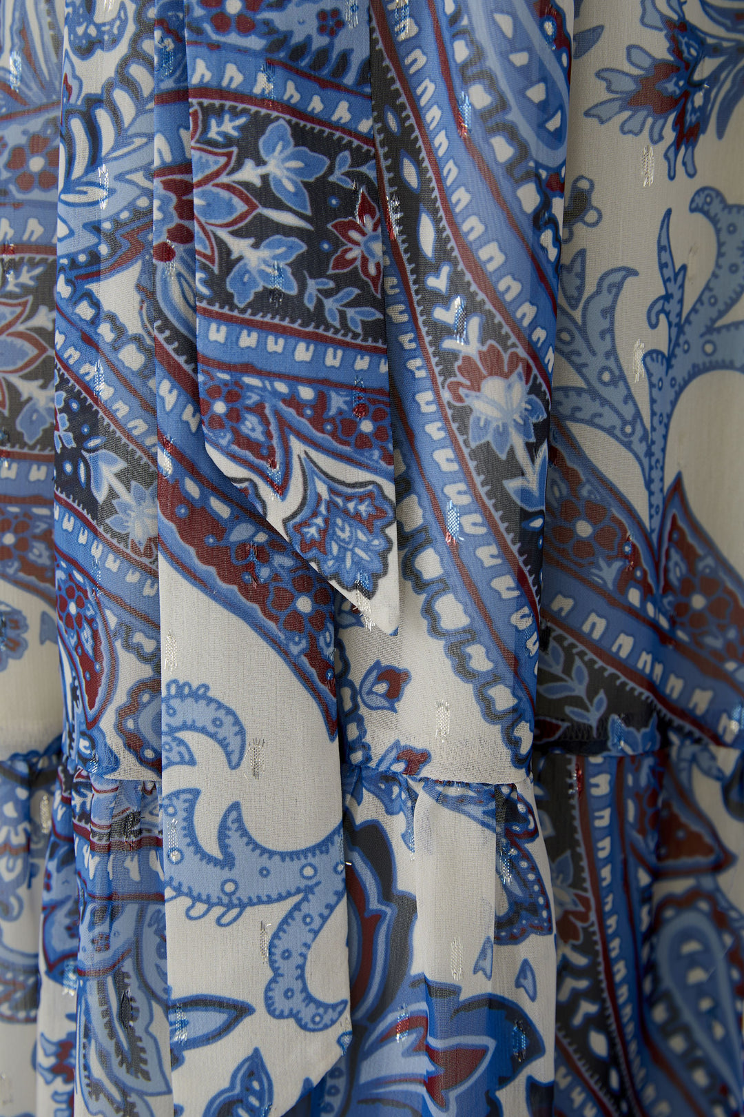 Robe maxi fluide ceinturée