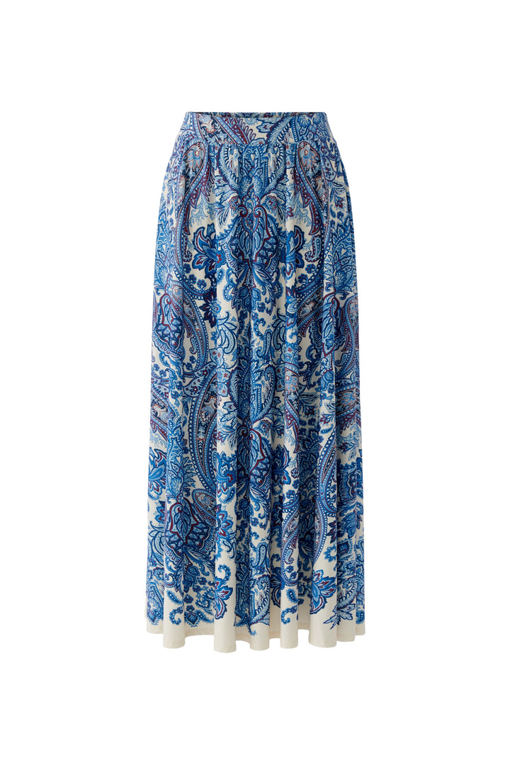 Jupe maxi fluide impimé paisley