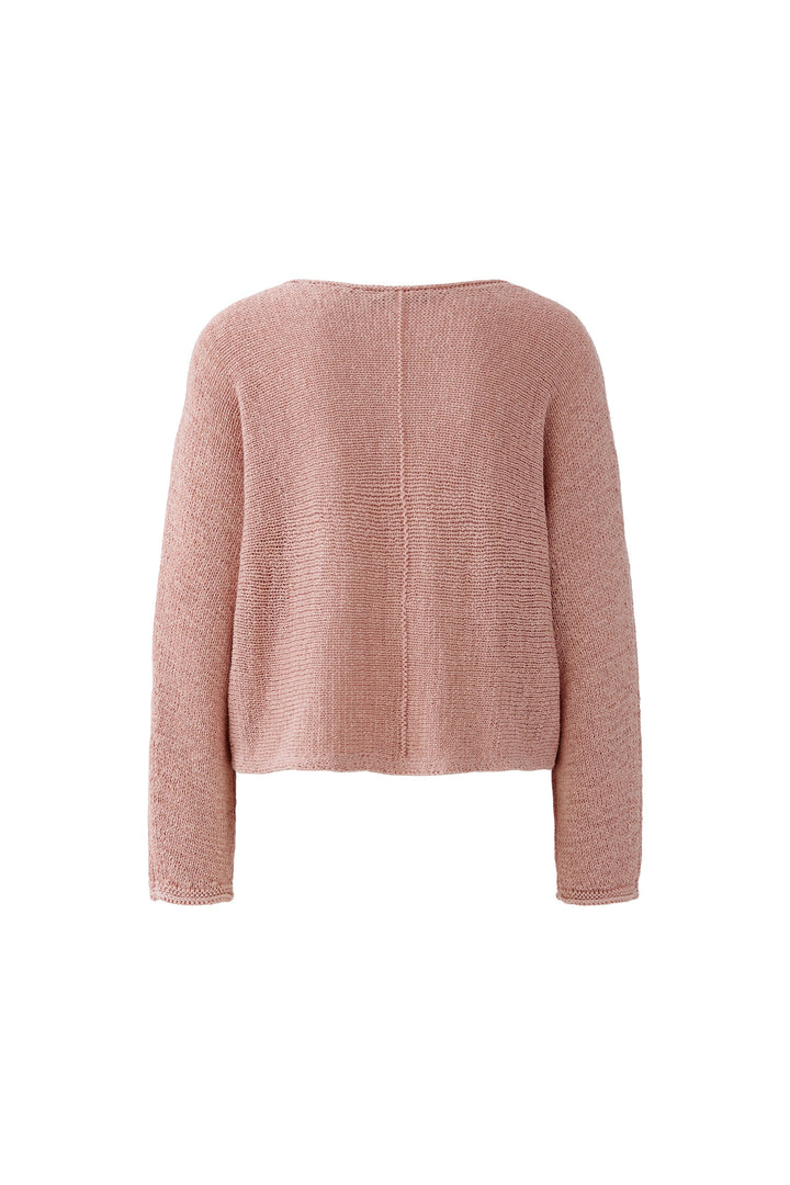 Pull en tricot ruban à encolure bateau