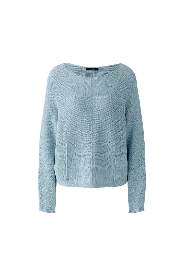 Pull en tricot ruban à encolure bateau