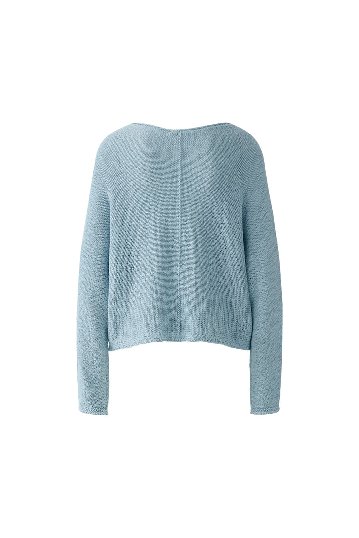 Pull en tricot ruban à encolure bateau