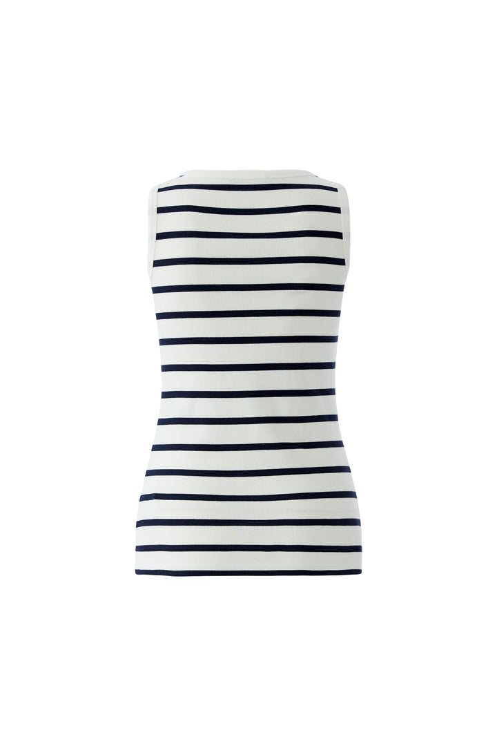 Camisole rayée à encolure ronde