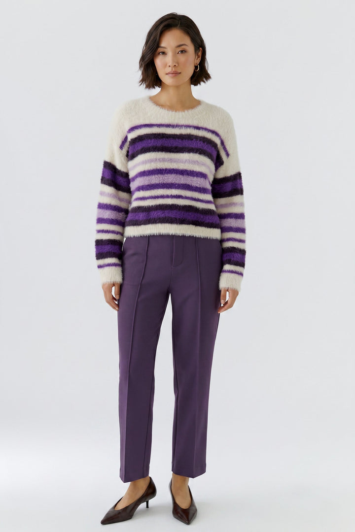 Pantalon écourté à taille élastique