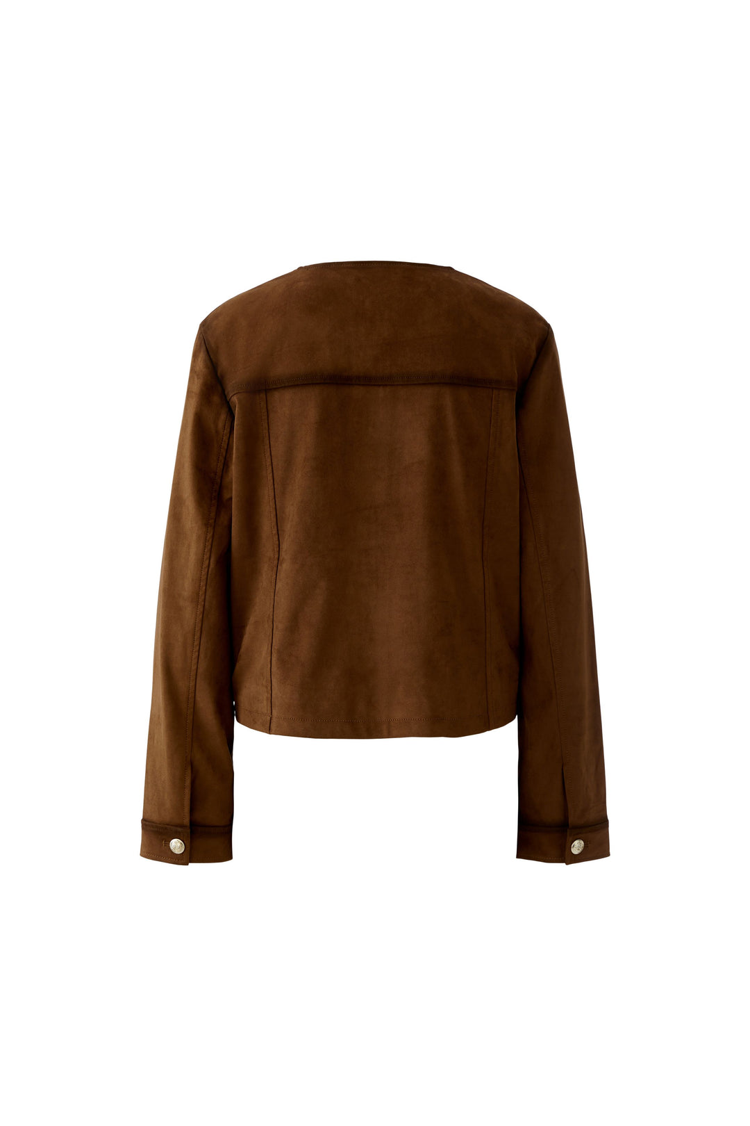 Veste courte structurée à finitions contrastées