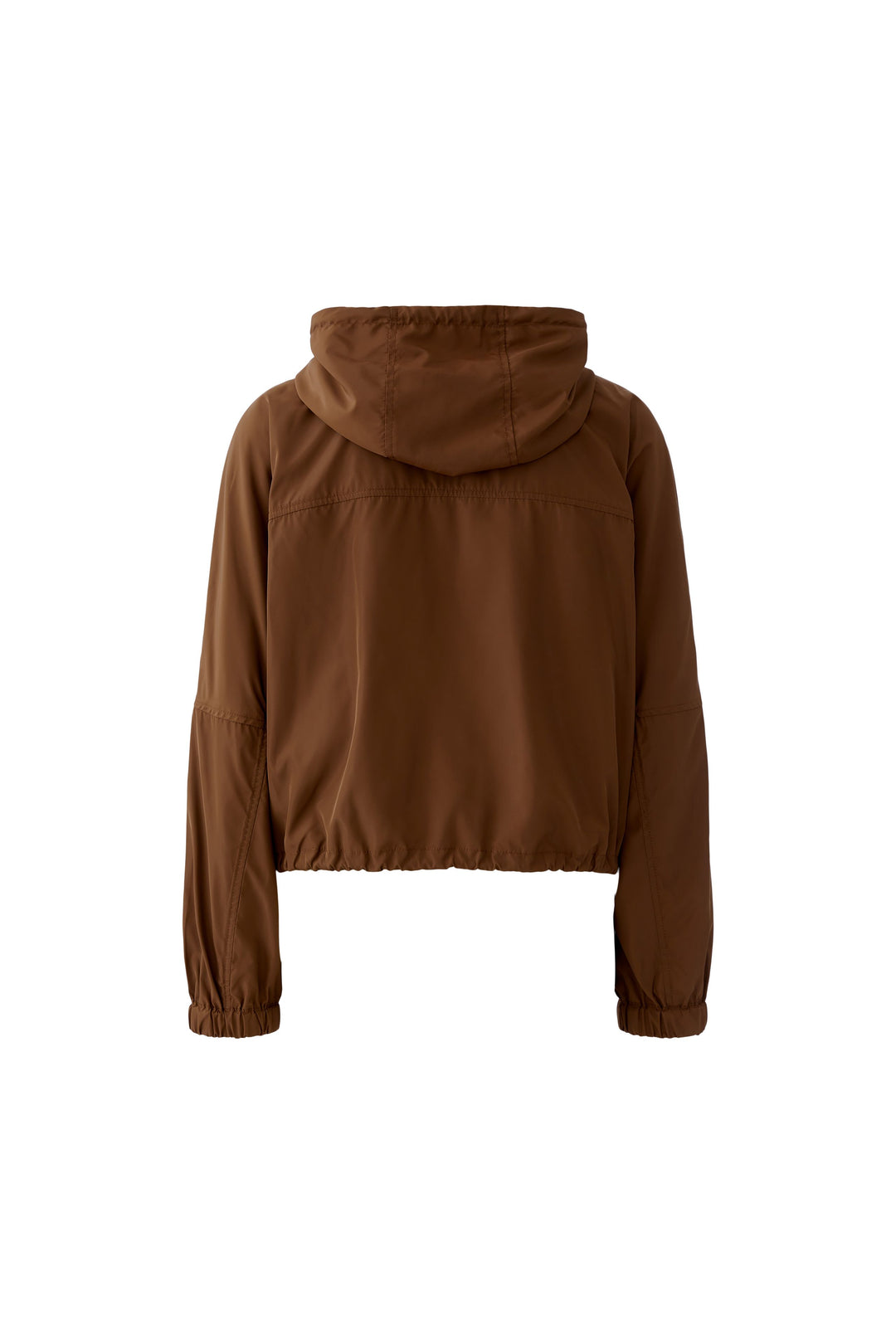 Blouson court à capuche esprit sportif