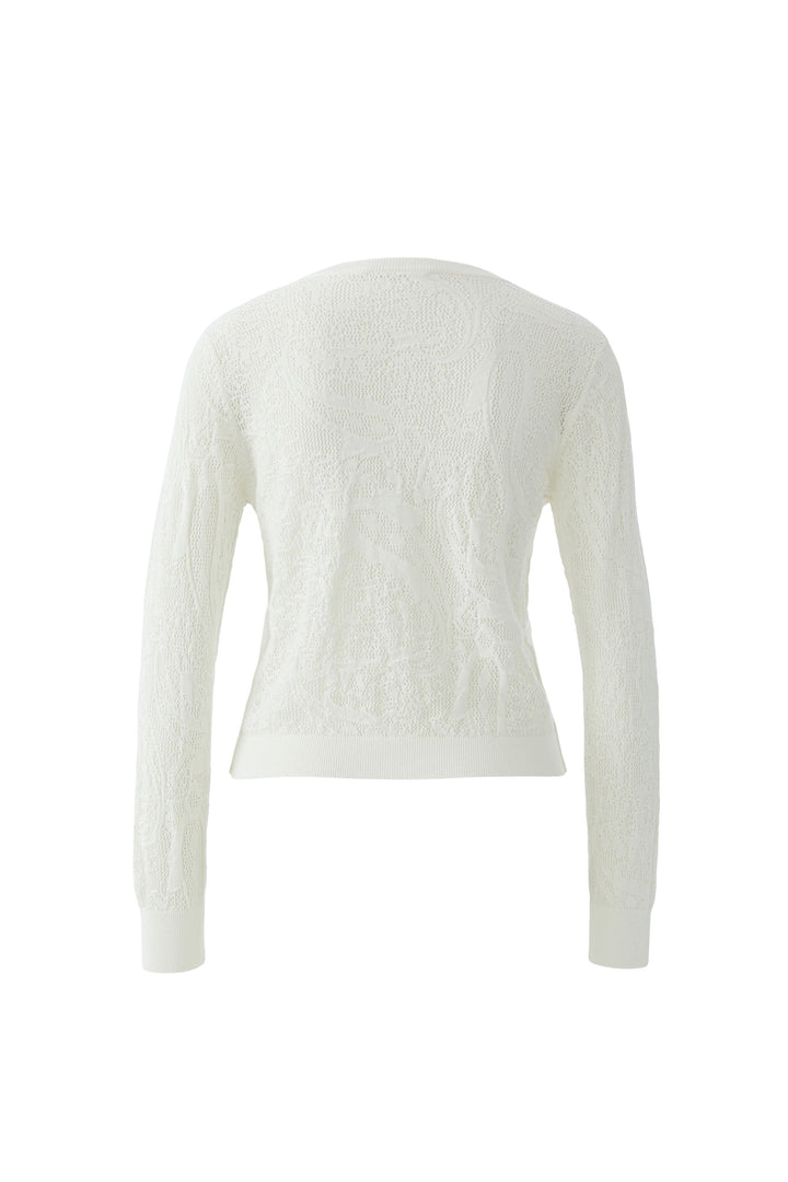 Cardigan en maille à volants délicats