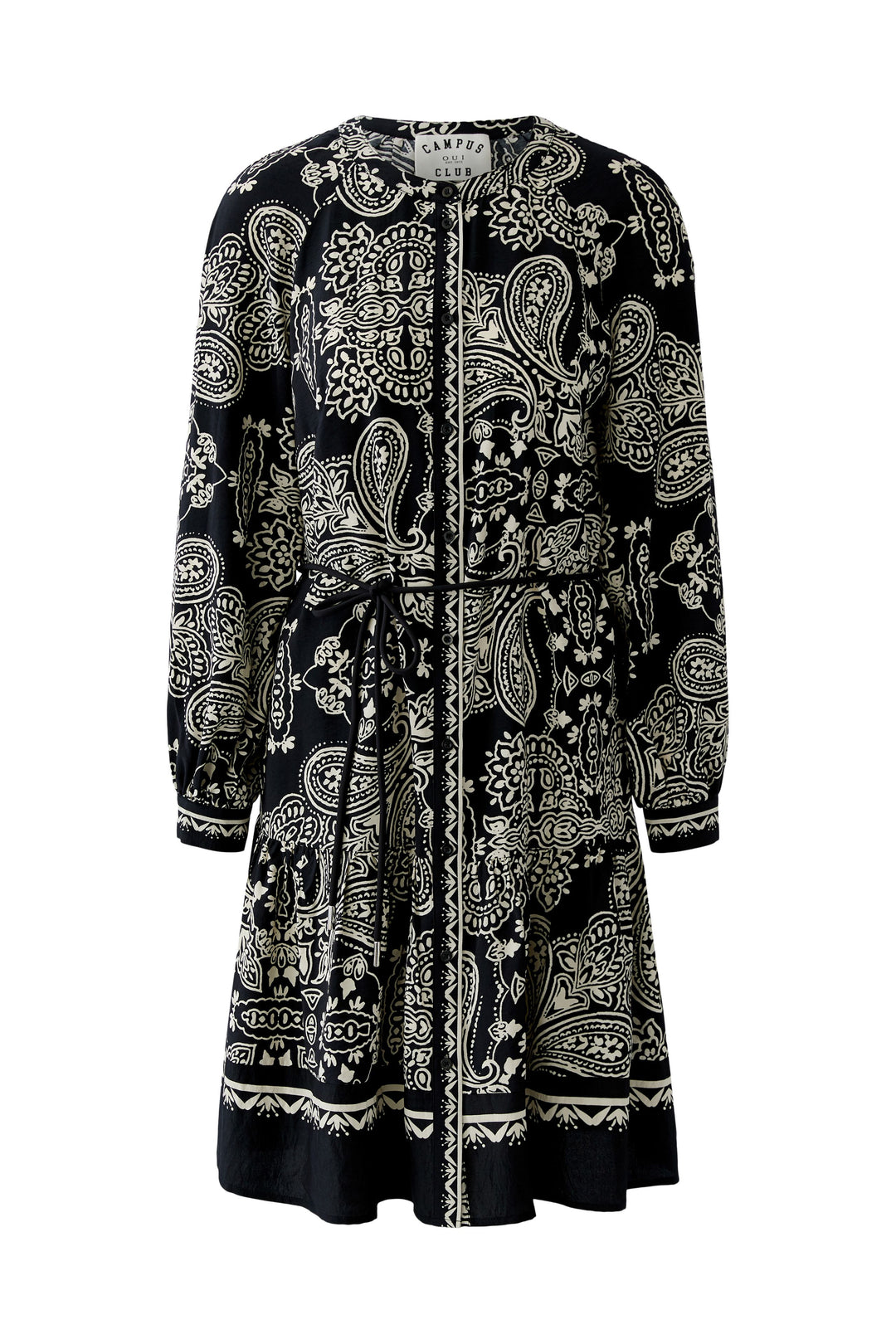 Robe fluide à imprimé cachemire esprit bohème