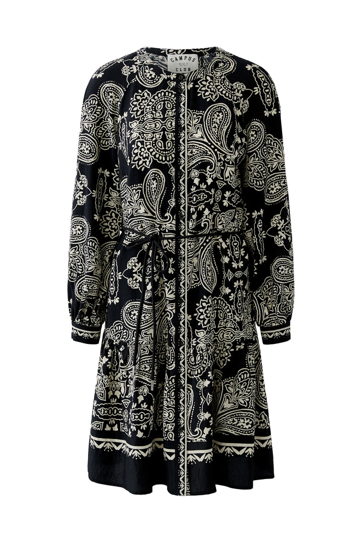 Robe fluide à imprimé cachemire esprit bohème