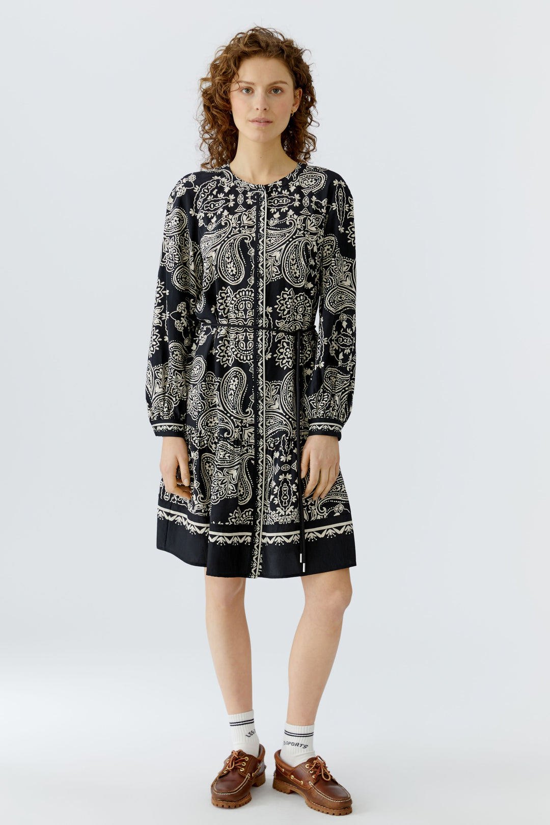 Robe fluide à imprimé cachemire esprit bohème