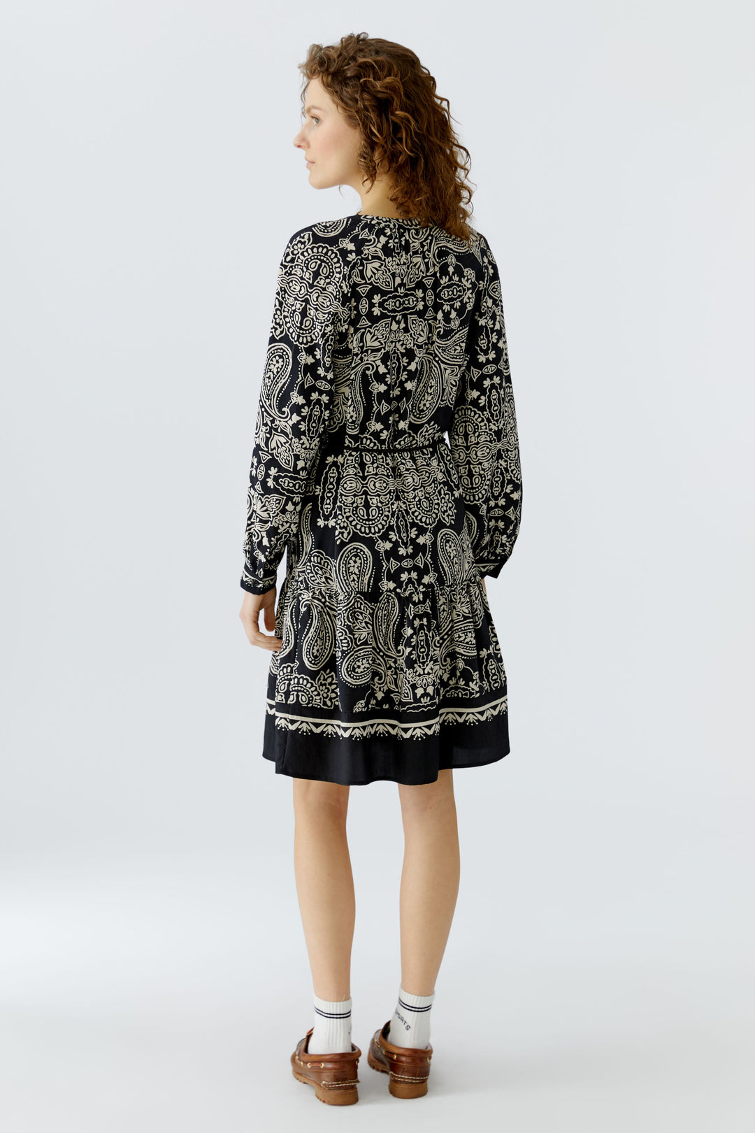 Robe fluide à imprimé cachemire esprit bohème