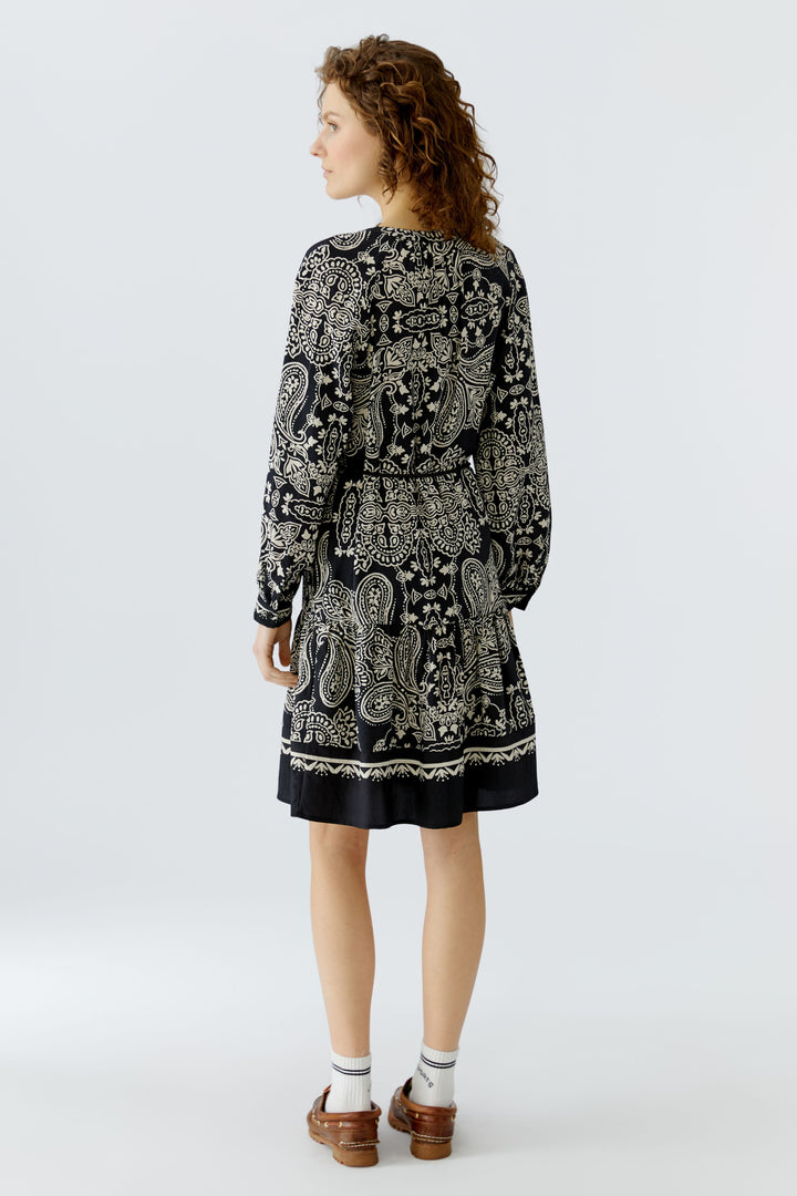 Robe fluide à imprimé cachemire esprit bohème