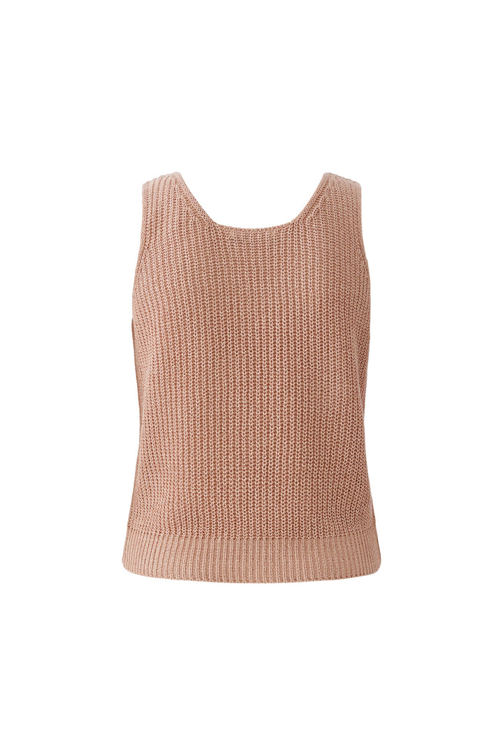 Haut en tricot à encolure V