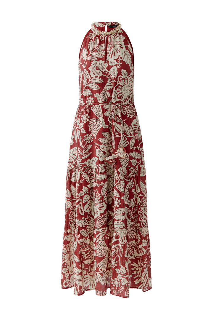 Robe longue bohème à encolure licou