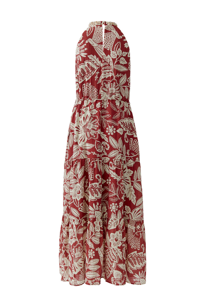 Robe longue bohème à encolure licou