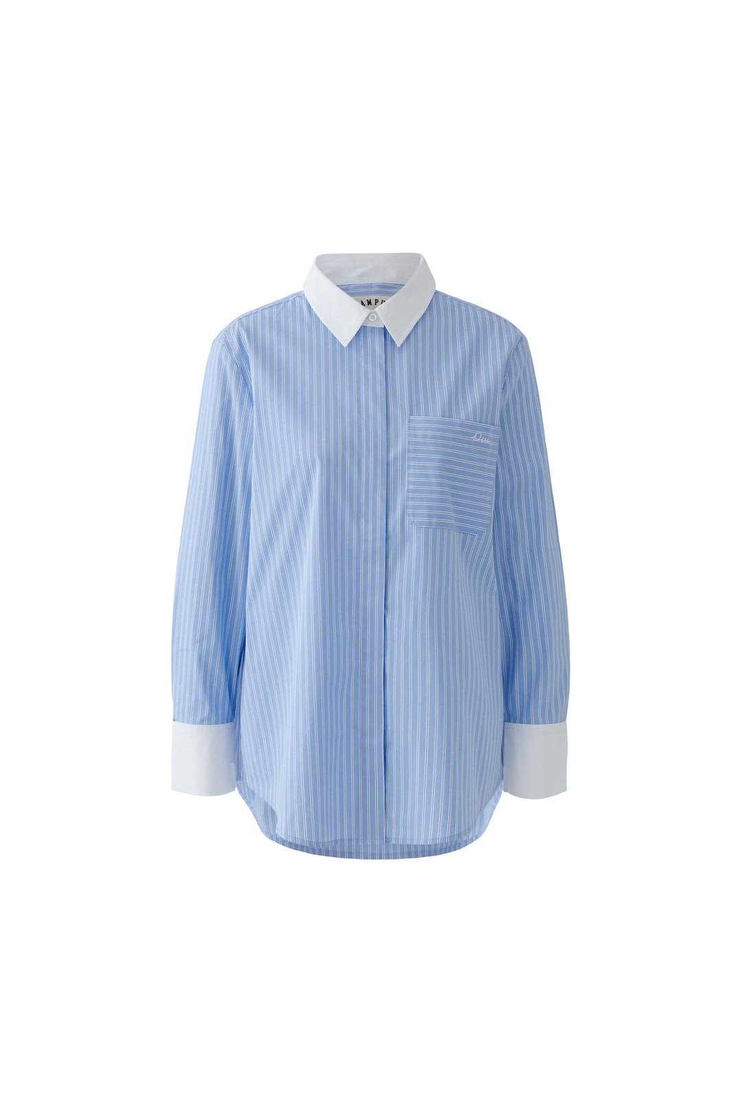 Chemise à rayures tissées