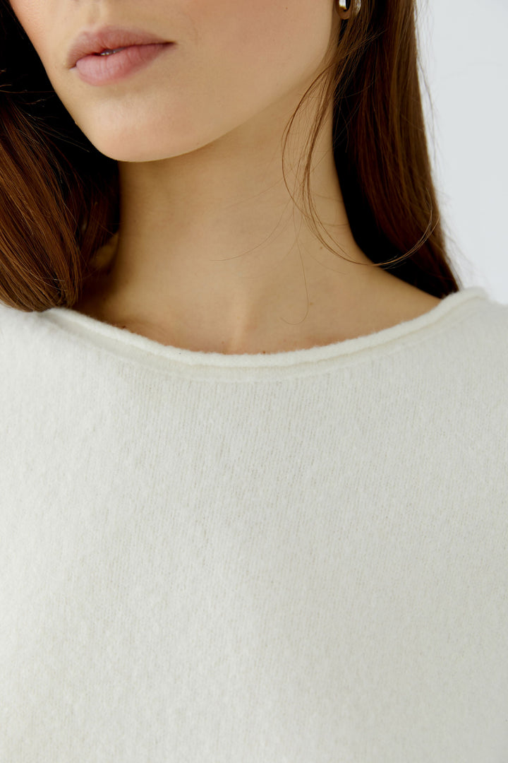 Pull ample à manches trois-quarts