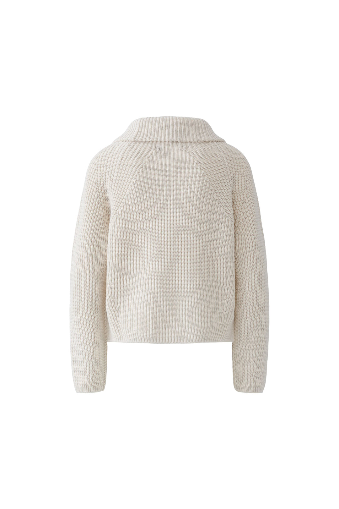 Pull côtelé à fermeture éclair