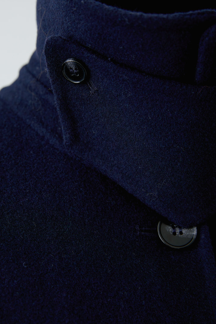 Manteau surdimensionné en drap de laine