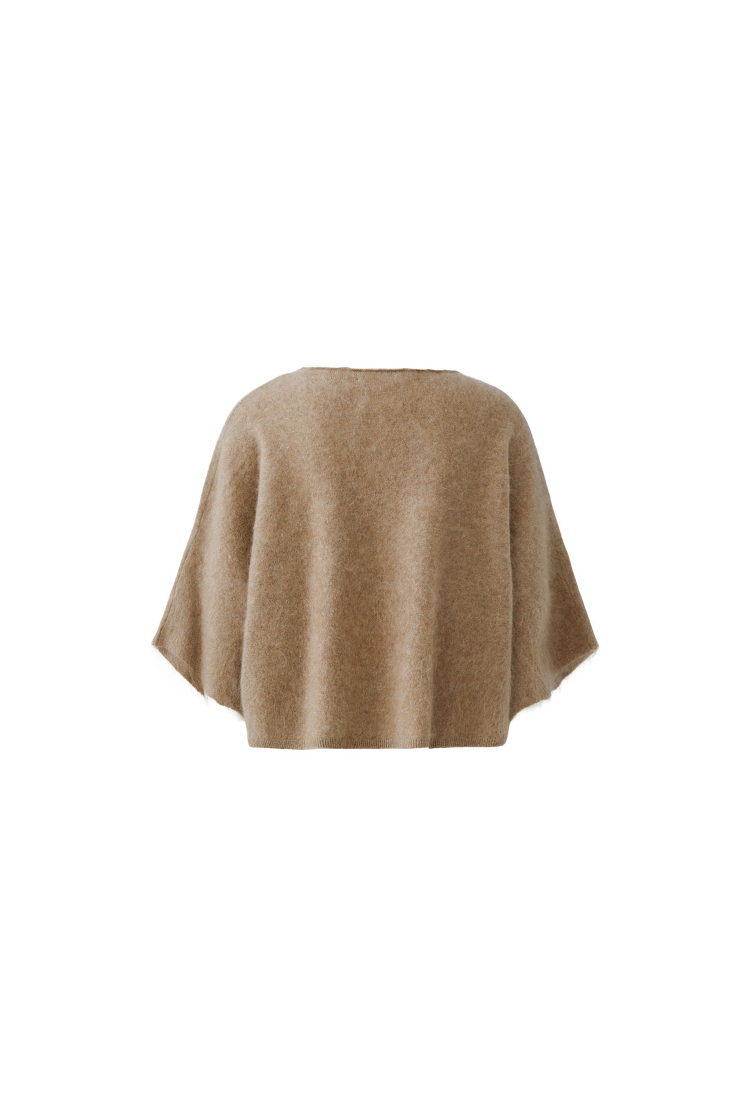 Pull court surdimensionné en cachemire brossé
