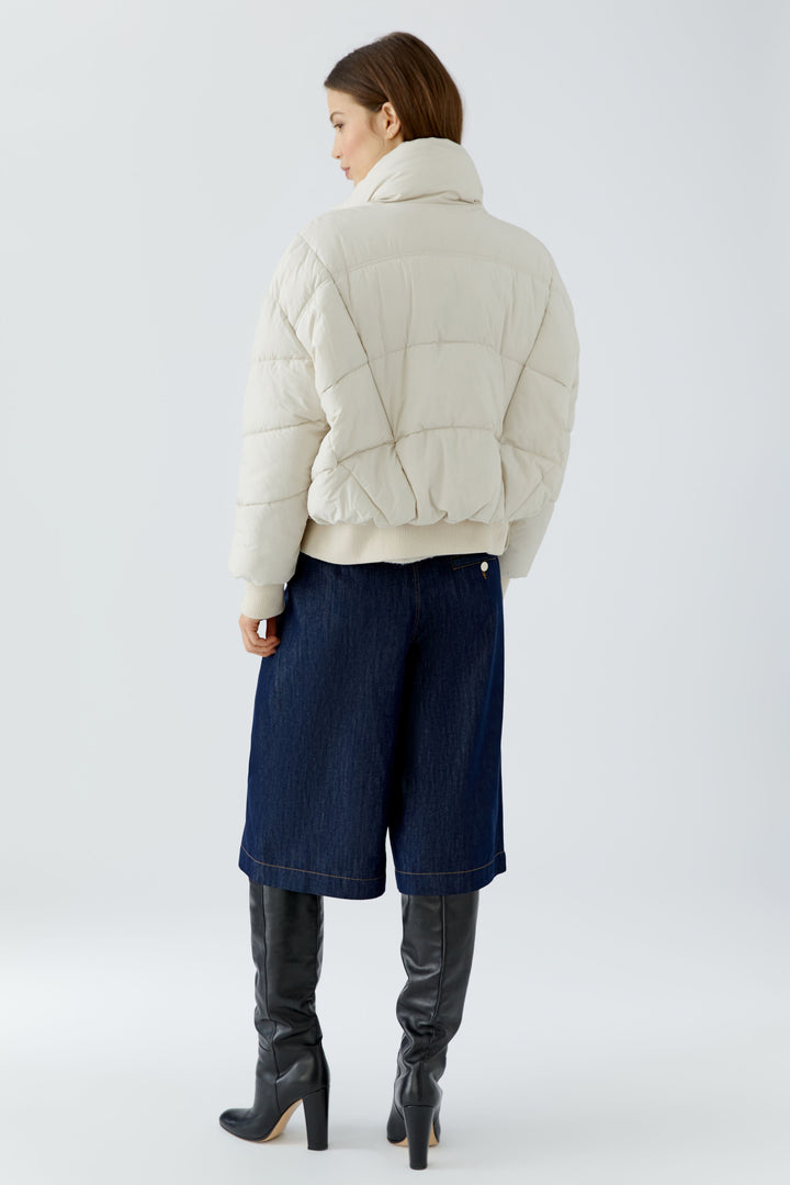 Veste matelassé à col montant