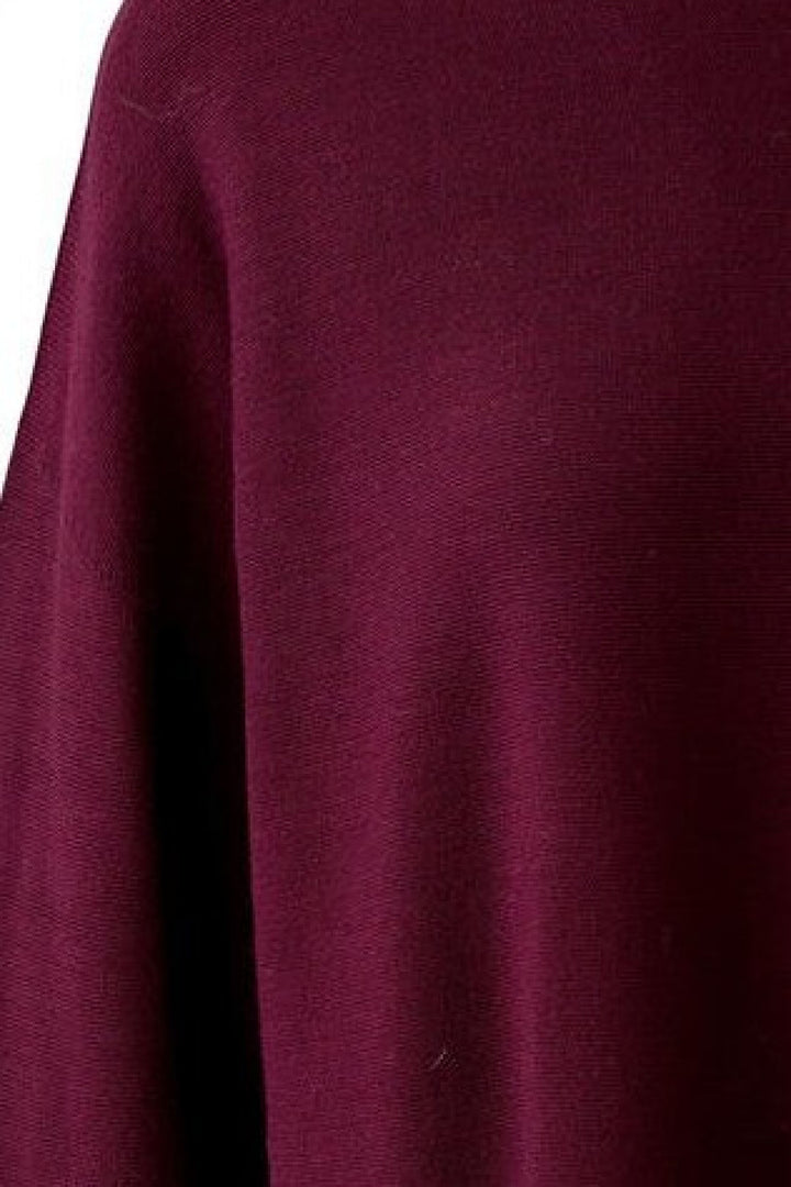 Pull ample à col roulé