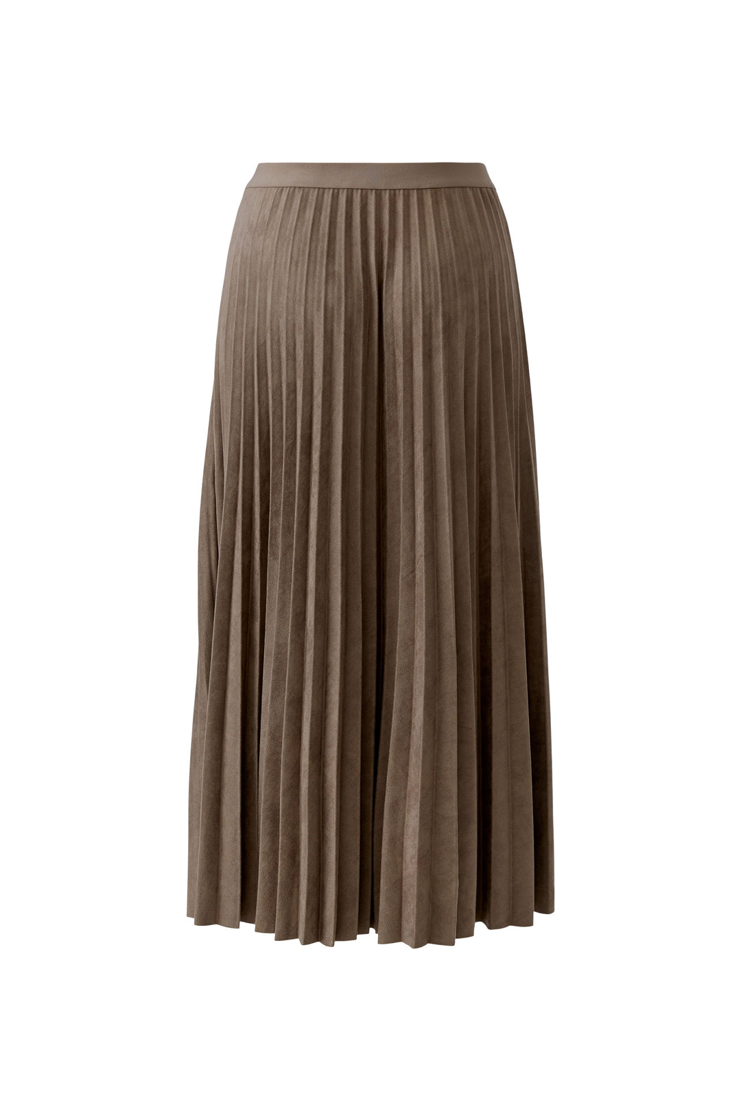 Jupe longue plissée à taille haute