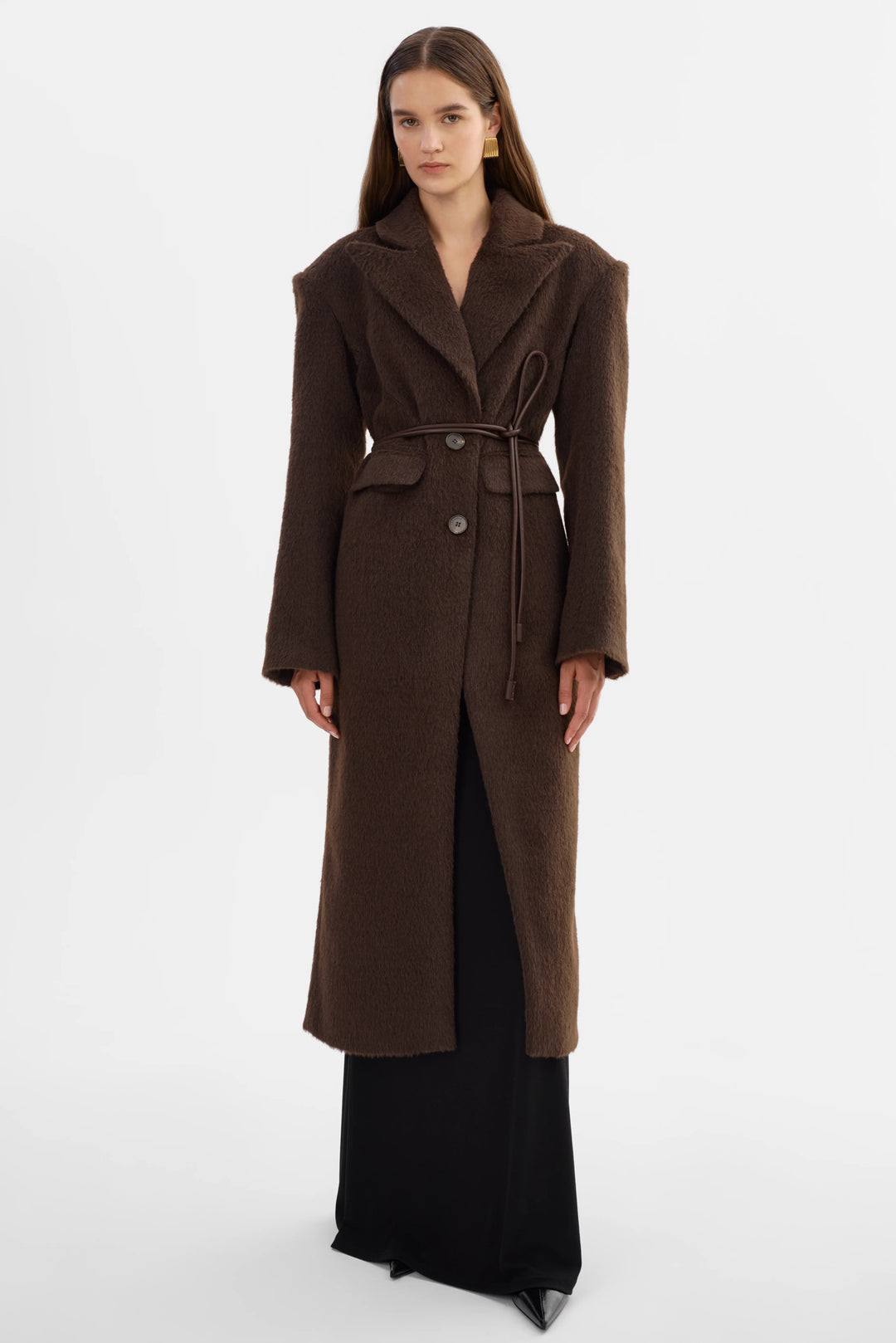 Manteau long en fausse fourrure Aaliyah