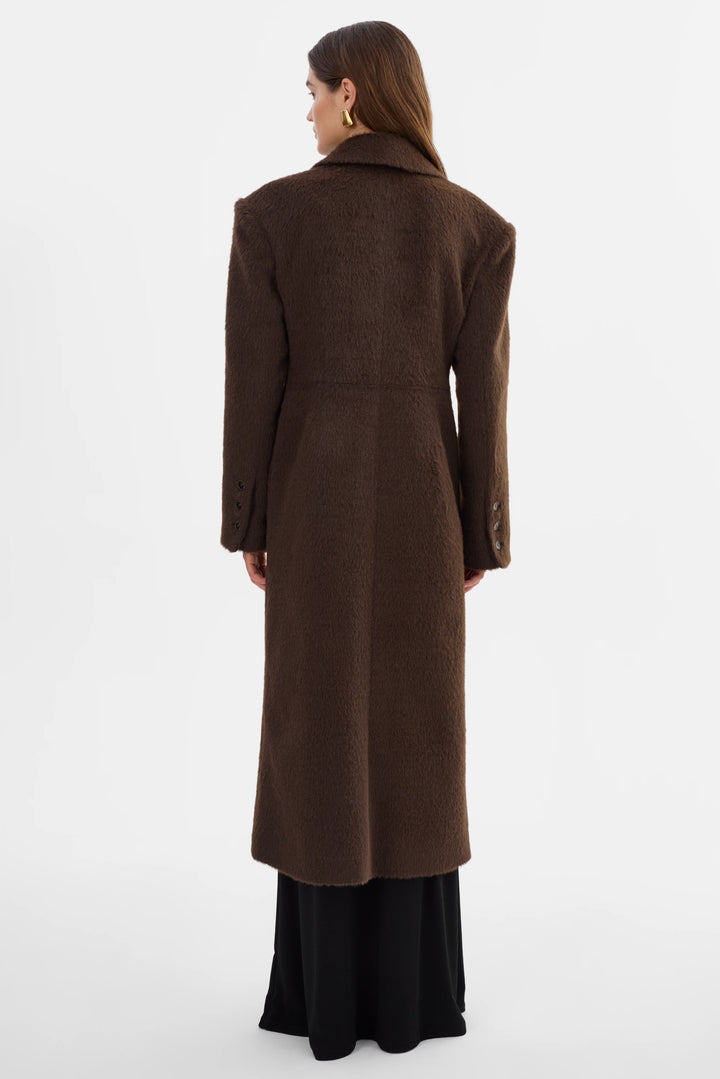 Manteau long en fausse fourrure Aaliyah