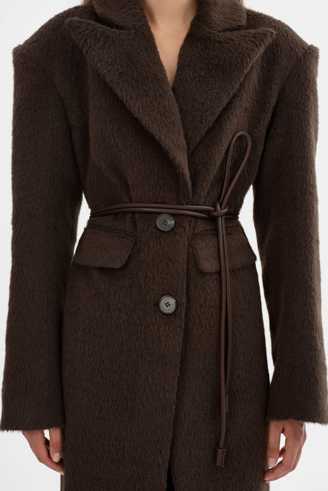 Manteau long en fausse fourrure Aaliyah