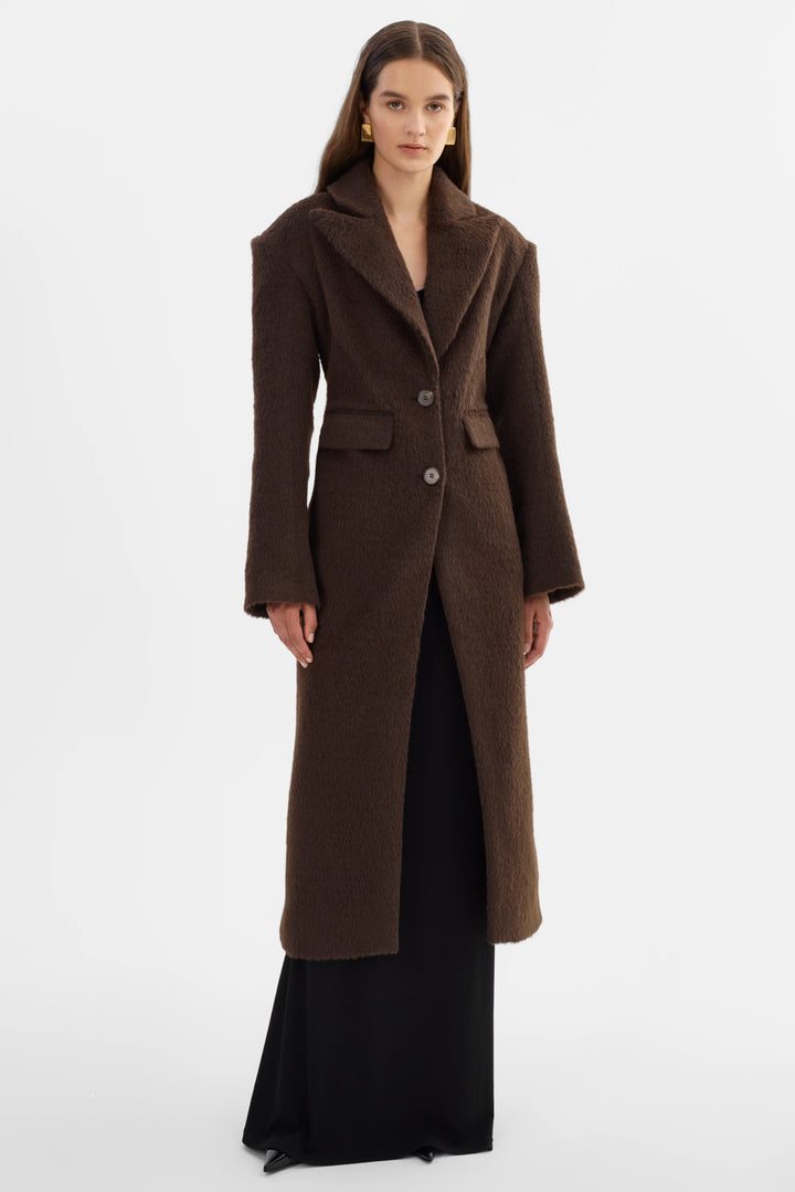 Manteau long en fausse fourrure Aaliyah