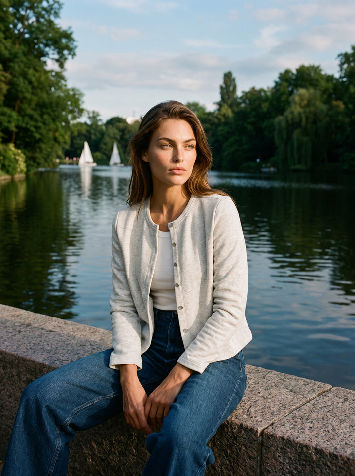 Cardigan coton ouaté Abby