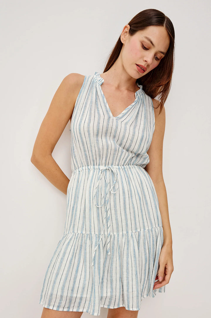 Robe Albany rayée et ajustable
