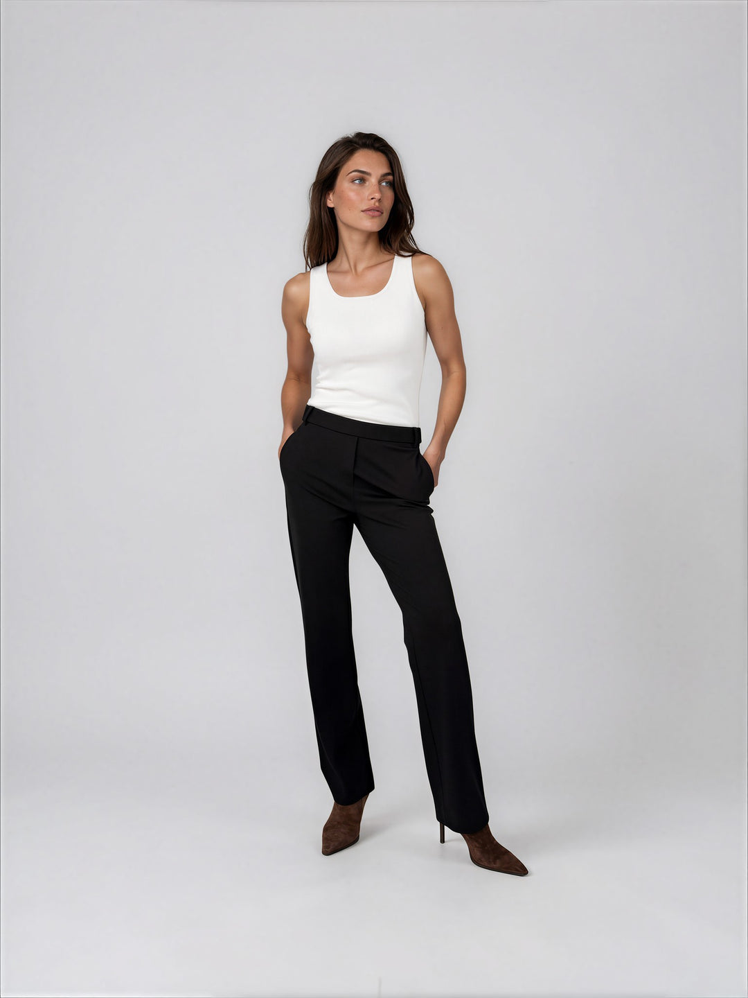 Pantalon ajusté à taille modulable Billie