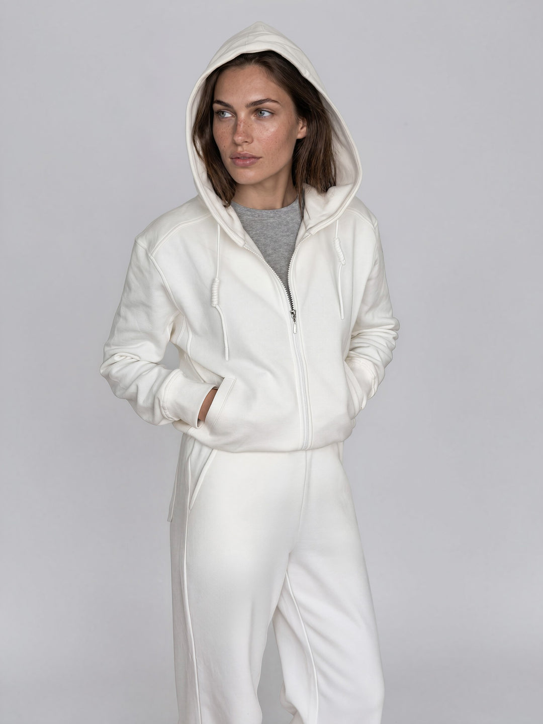 Veste coton ouaté avec zip Credo