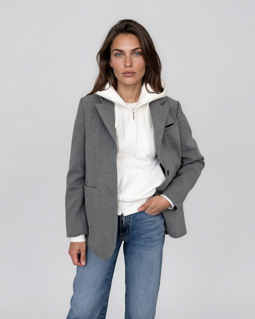 Veste coton ouaté avec zip Credo