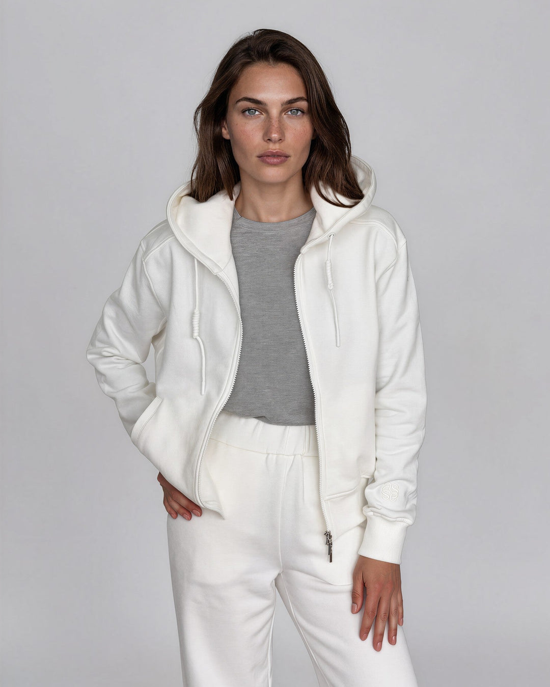 Veste coton ouaté avec zip Credo