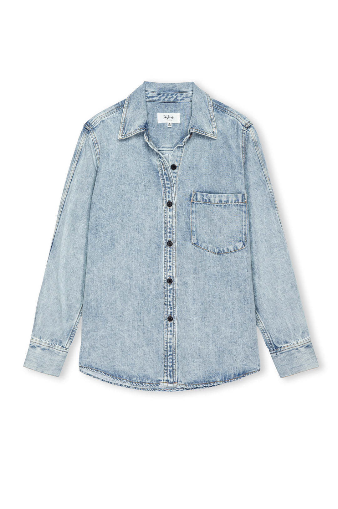 Chemise en denim délavée Atticus