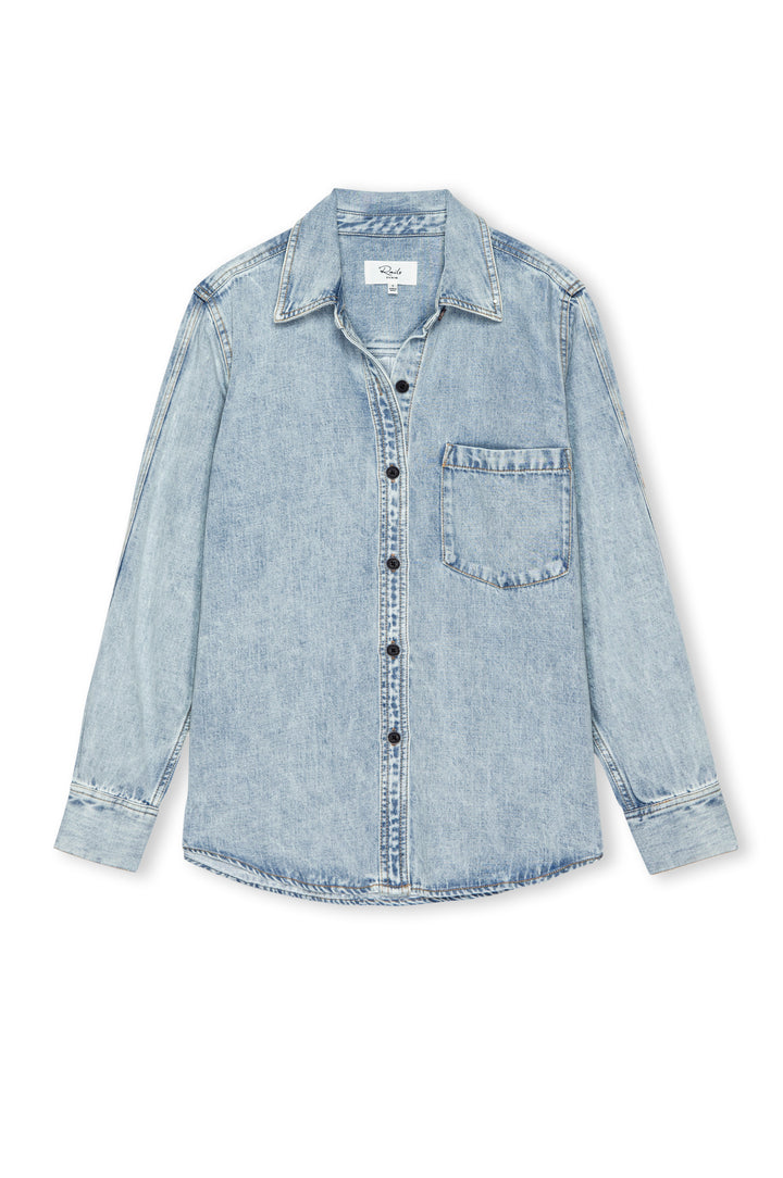 Chemise en denim délavée Atticus