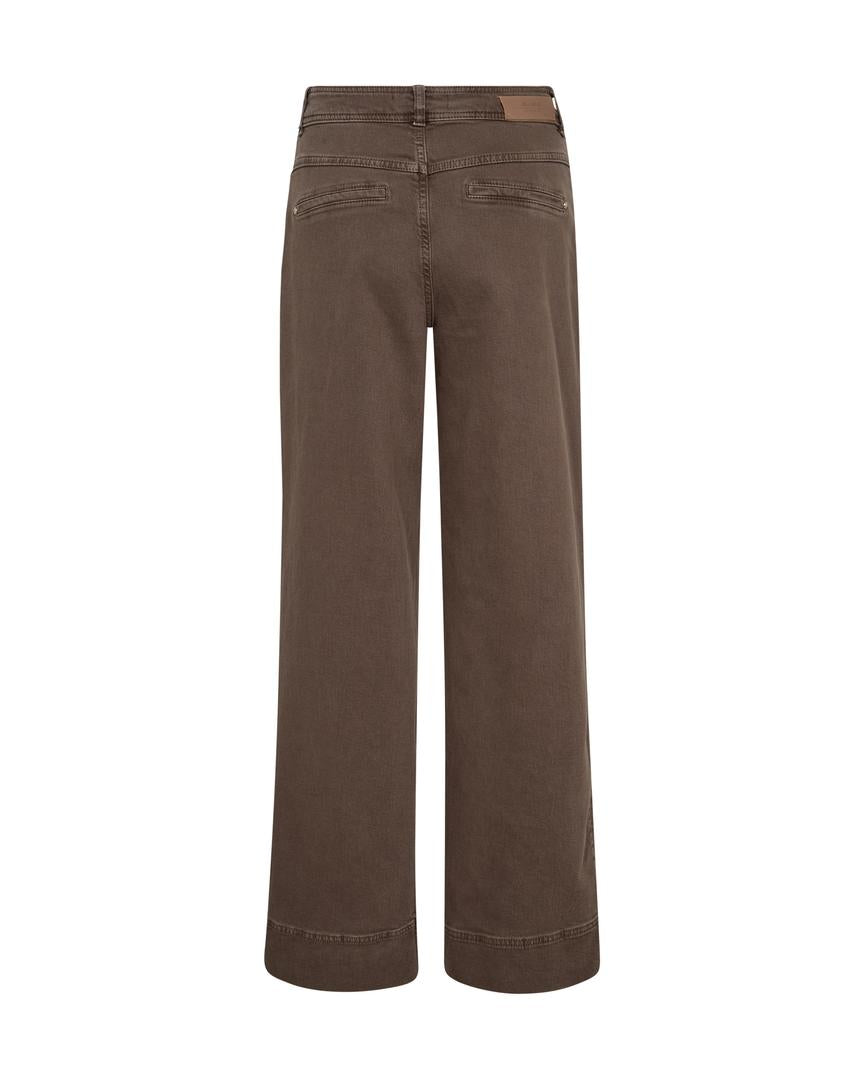 Pantalon ample marron Soey
