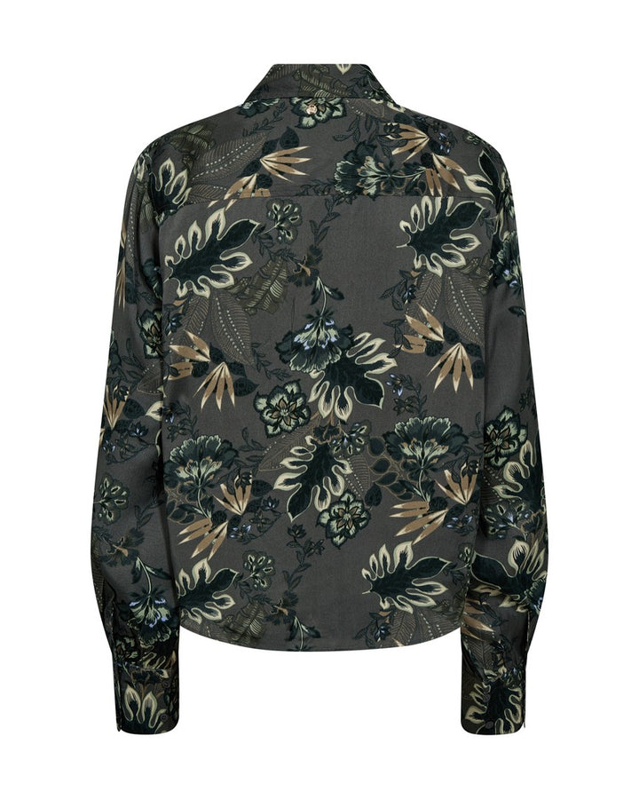 Blouse soyeuse avec imprimé floral Abina Floro