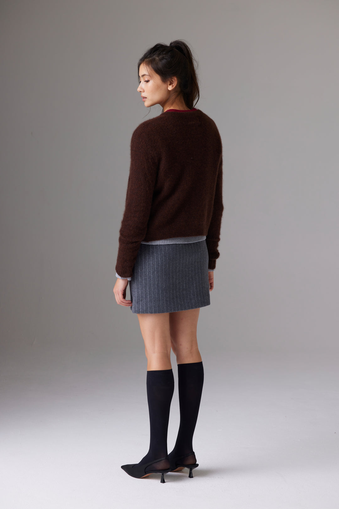 Cardigan en cachemire et soie Amara Malou