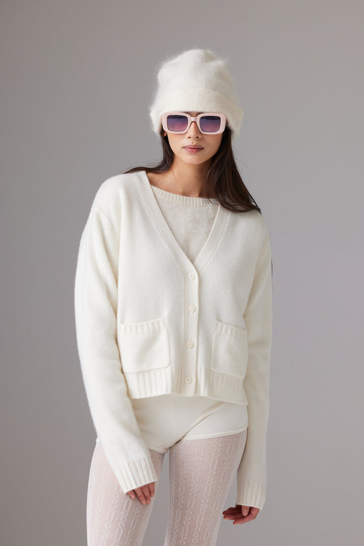 Cardigan en laine et cachemire Alamo