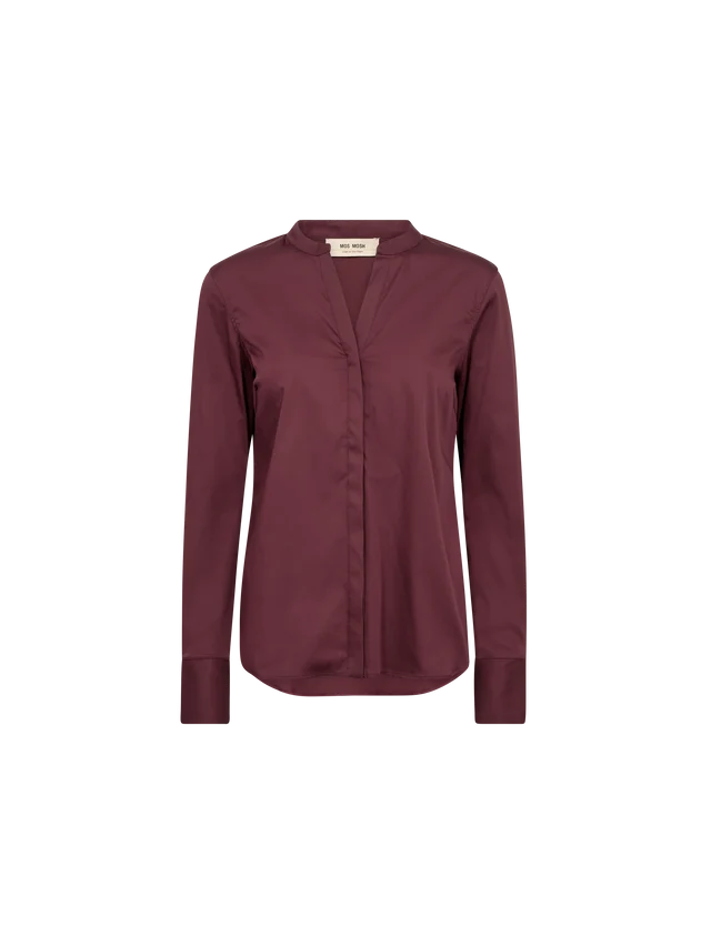 Chemise ajustée à encolure en V Matthea