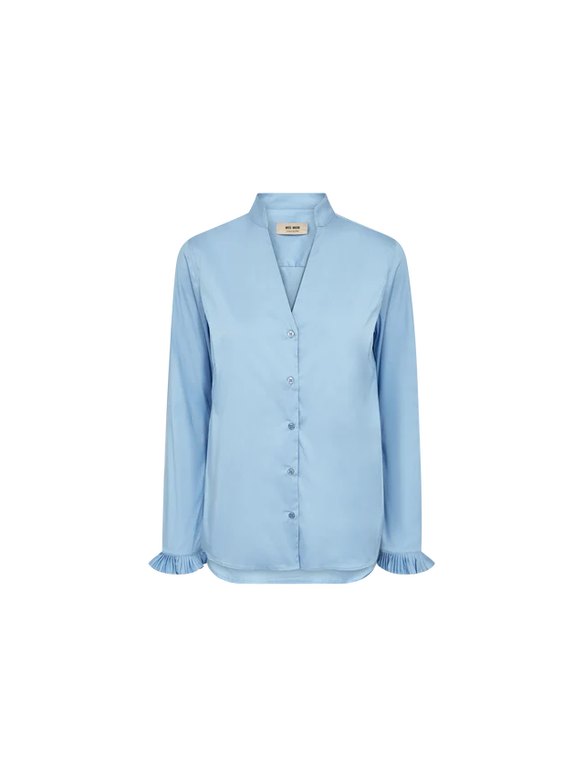 Chemise ajustée à poignets plissés Hassie Pleat